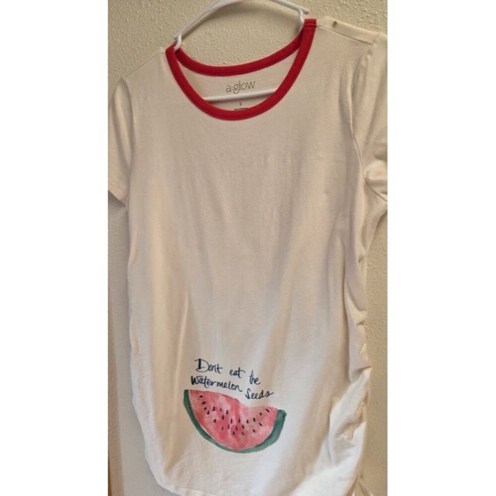 Watermelon Maternity T-Shirt Size Small
